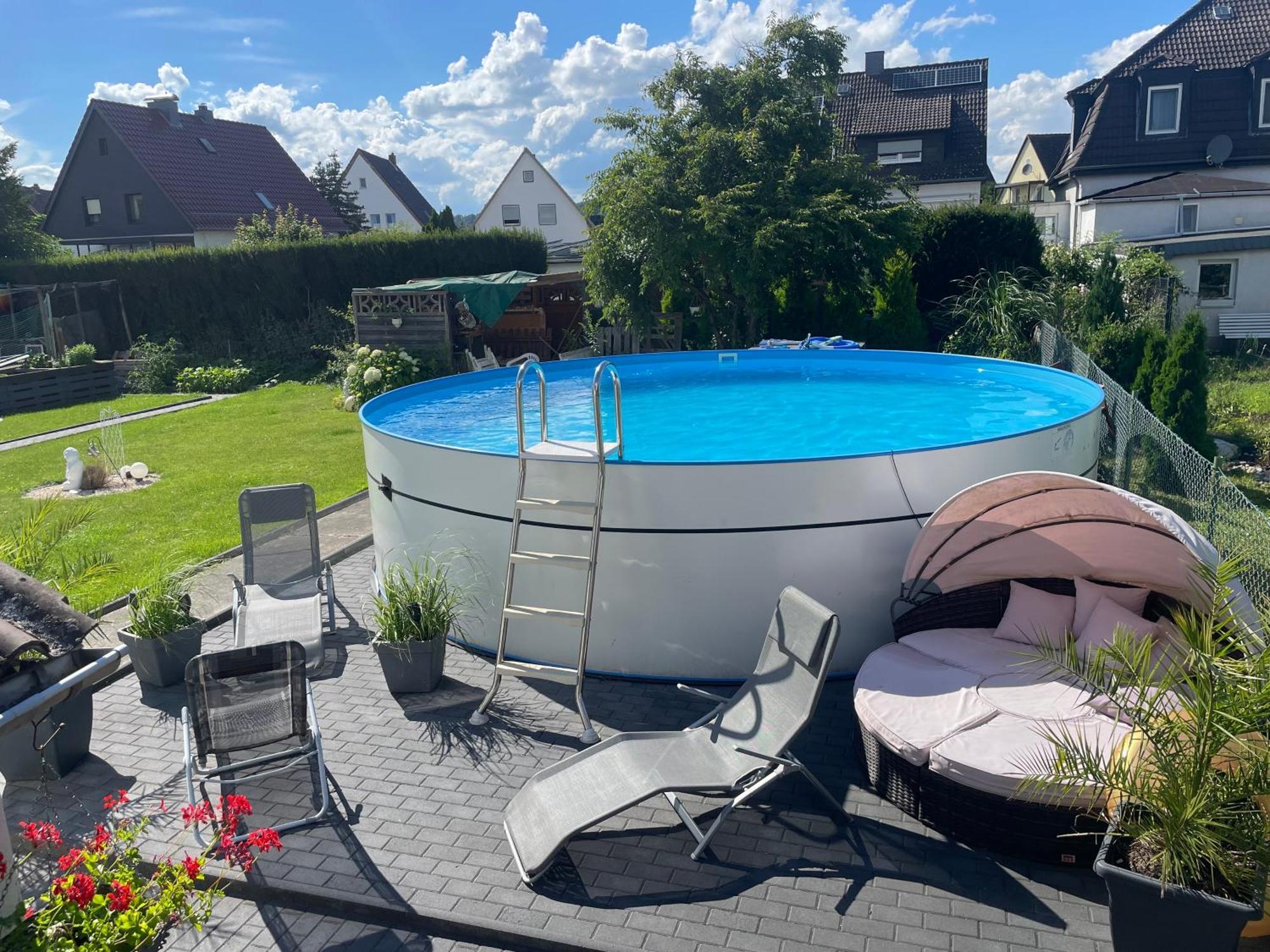 Nordstemmen Kleine Gemuetliche Einliegerwohnung Mit Garten Und Pool מראה חיצוני תמונה